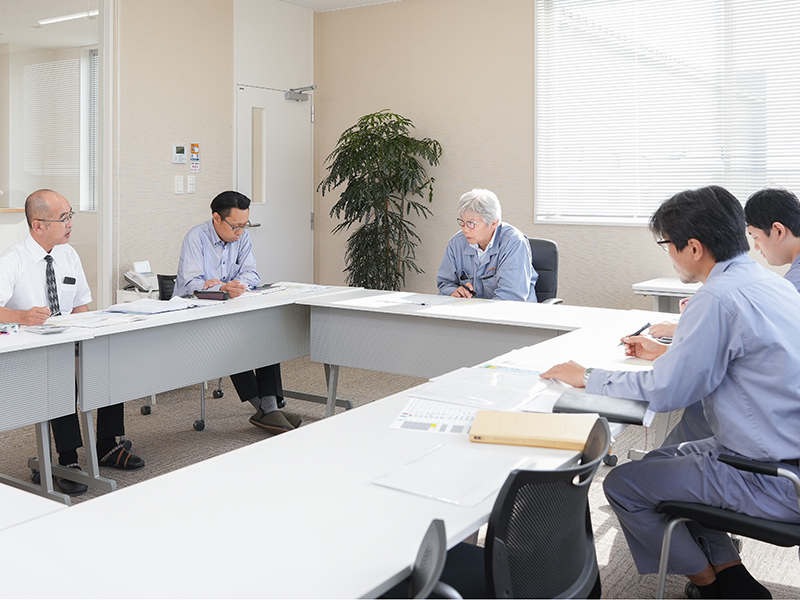 緻密な工程管理